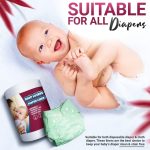Cloth Diaper Liners – Disposable Fragrance-Free Diaper Liners – Biodegradable 4 Pack Gentle and Soft Flushable Diaper Liners, 100 Sheets Per Roll, 400 Sheets for Cloth Diaper Nappy - Image 4